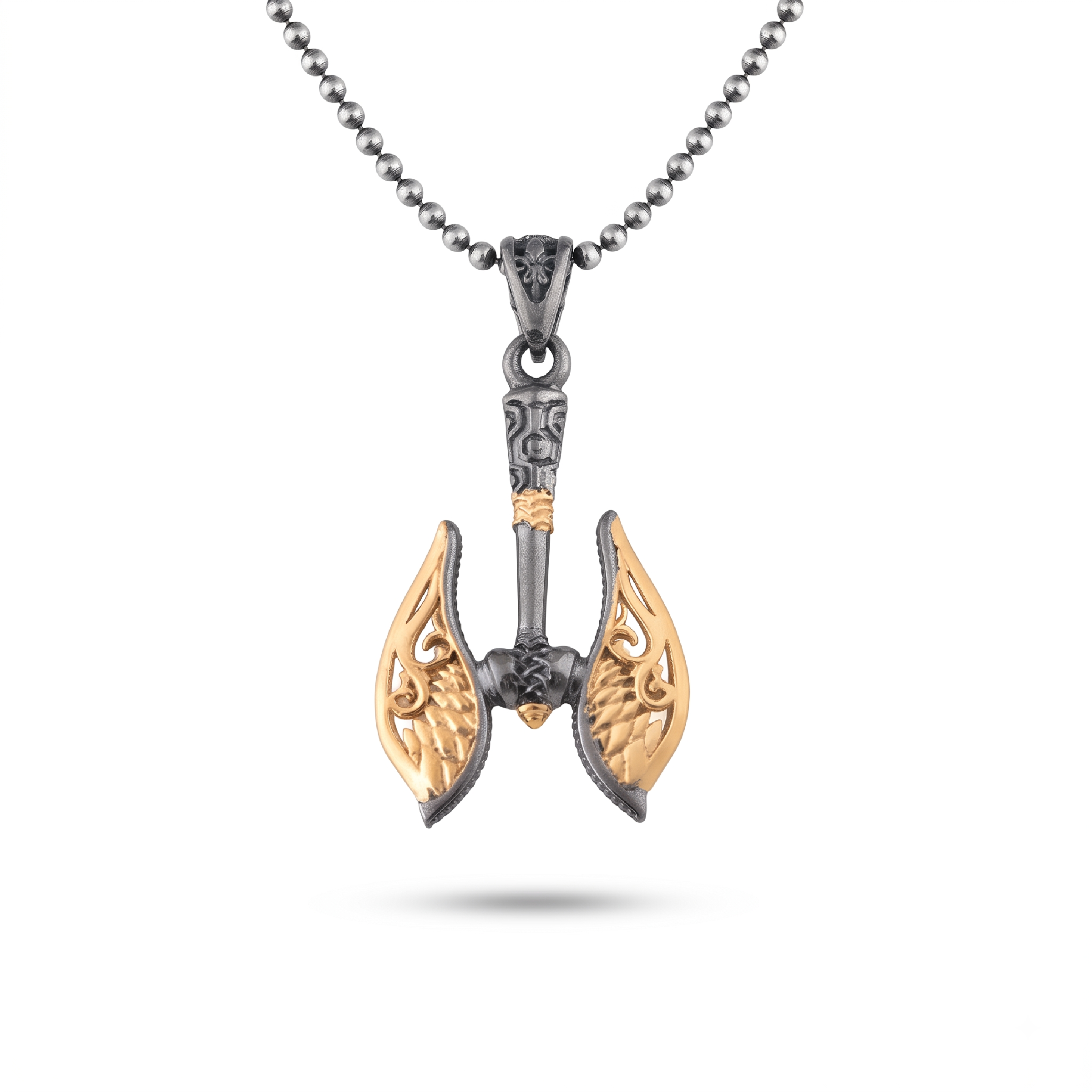Herren-Zirkonia-Halskette aus 925er Sterlingsilber YNC15654-01