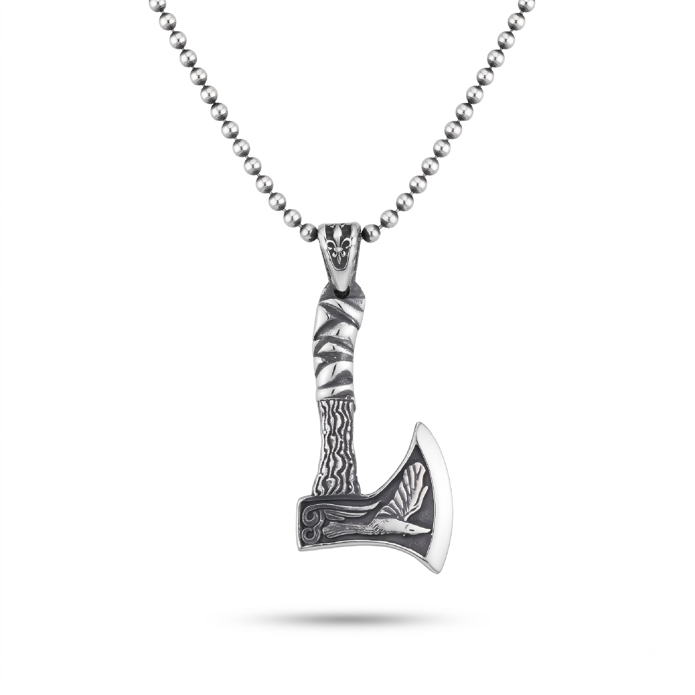 Herren-Zirkonia-Halskette aus 925er Sterlingsilber YNC15655