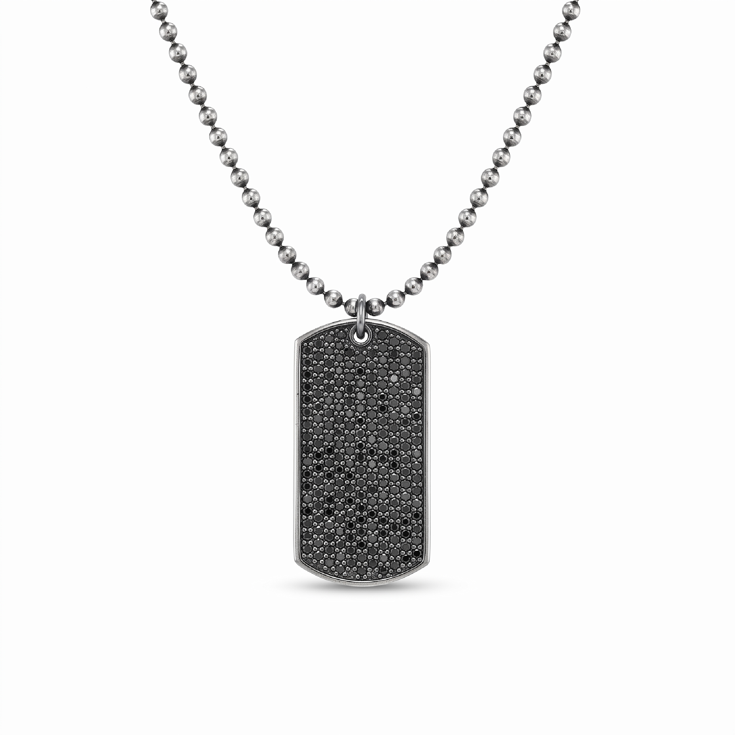Herren-Zirkonia-Halskette aus 925er Sterlingsilber YNC15661