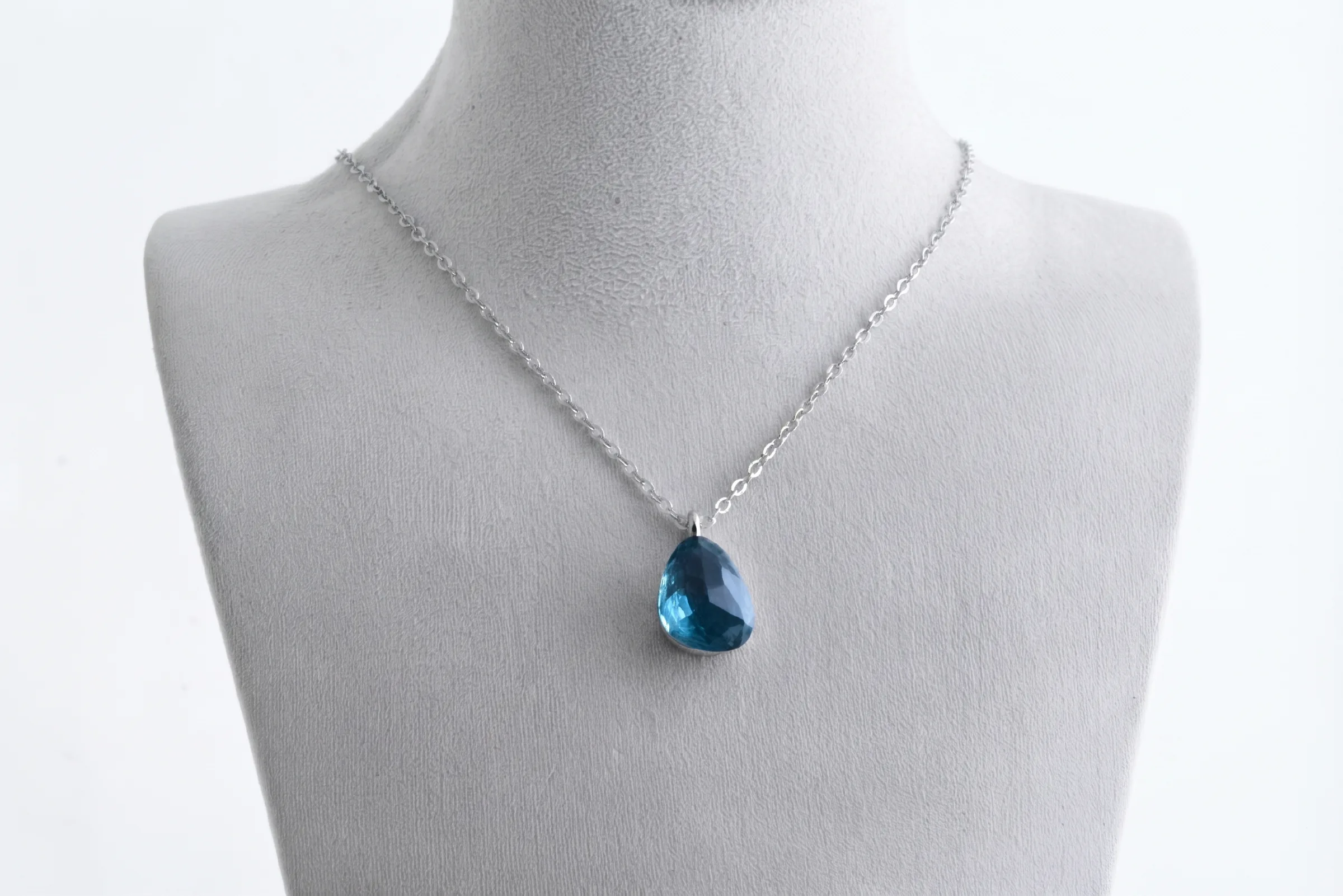 Ожерелье из стали Ocean Blue Drop